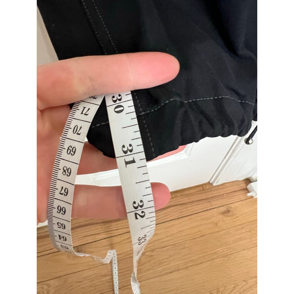 NEW Athleta Bettona Boyfriend Pant Black Cargo Cinch Contrast Stitch Women's XS - Picture 12 of 16